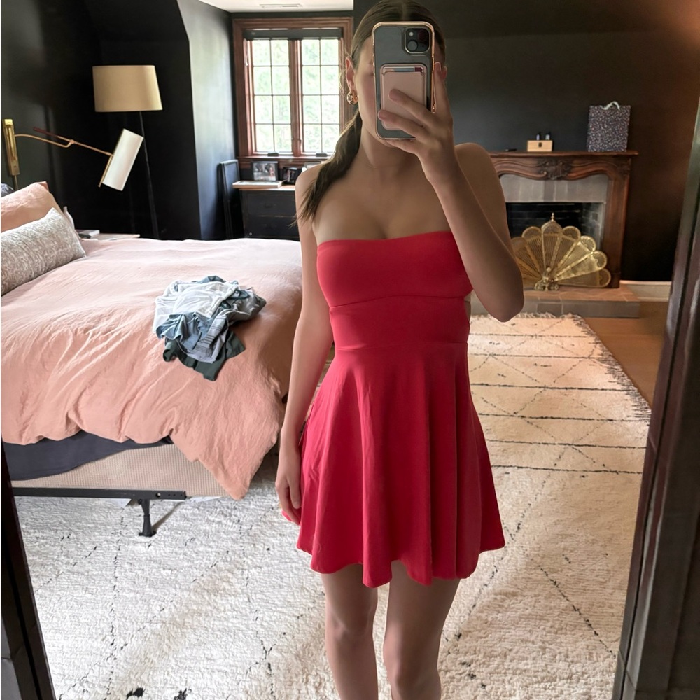 Susana Monaco Open Back Dress in Watermelon